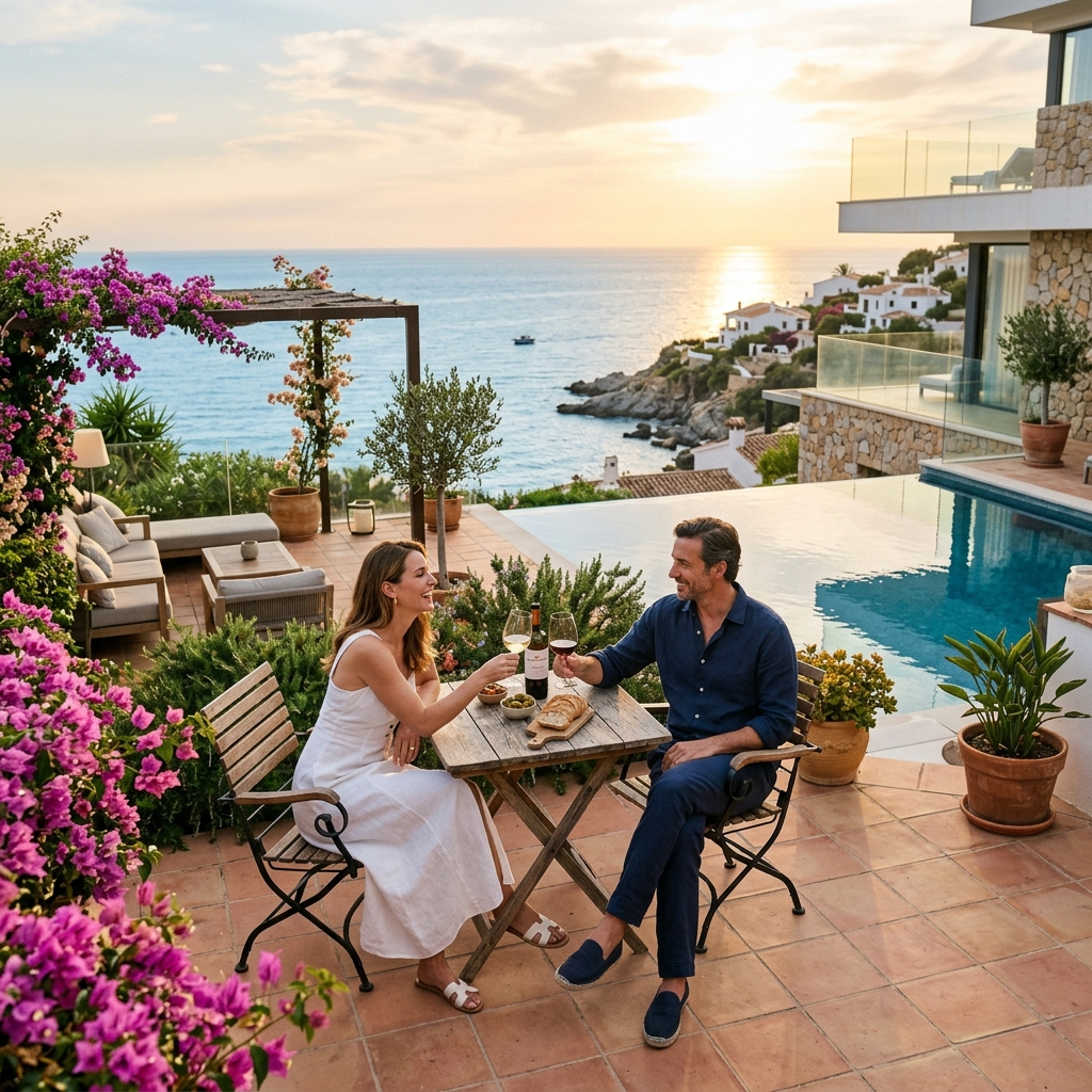 Mediterranean Terrace View